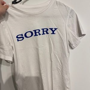 ‘Sorry’Tshirt